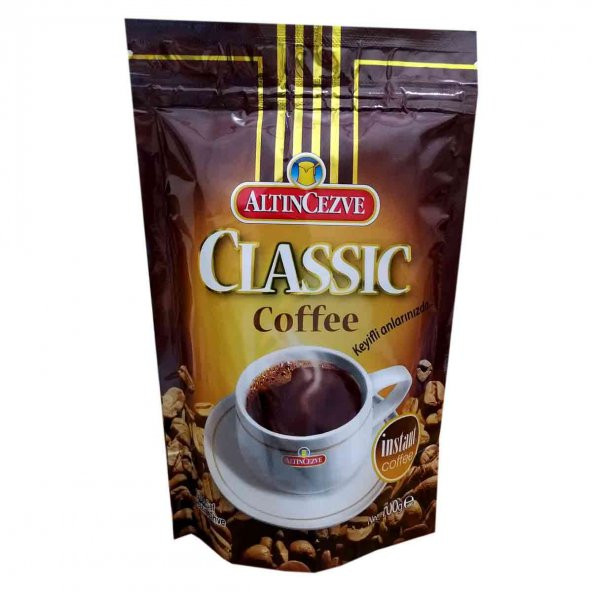 Klasik Kahve Lüks Kilitli Paket 100 Gr - Classic Instant Coffee
