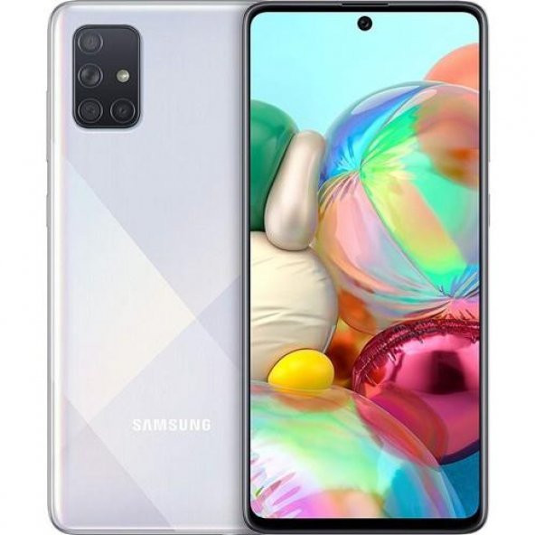 Samsung Galaxy A71 2020 128 GB Gümüş Cep Telefonu (Samsung Türkiye Garantili)