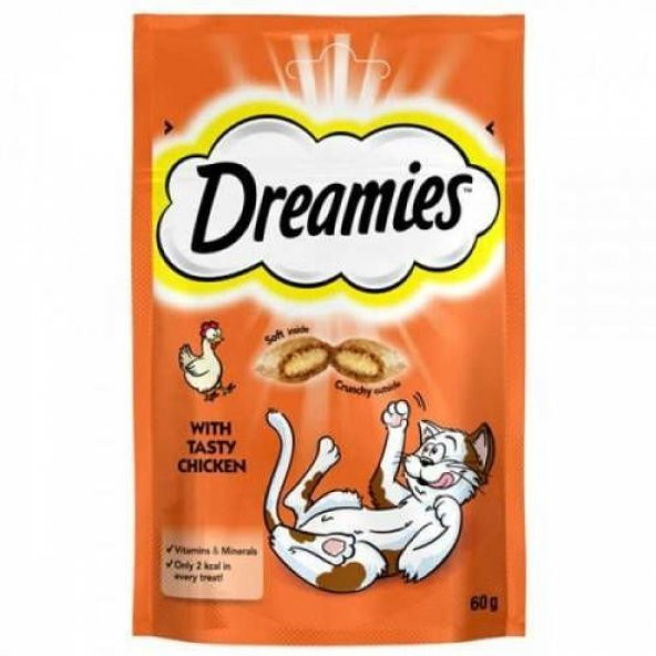 Dreamies Tavuklu Kedi Ödülü 60 Gr