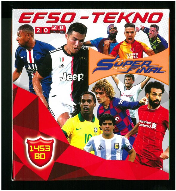 Efso Tekno Süper Final 2020 Futbolcu Kartları 150 Poşet 450 Kart - 2
