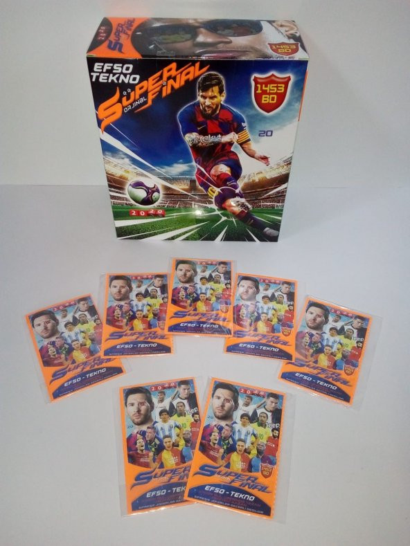 Efso Tekno Süper Final 2020 Futbolcu Kartları 150 Poşet 450 Kart - 6