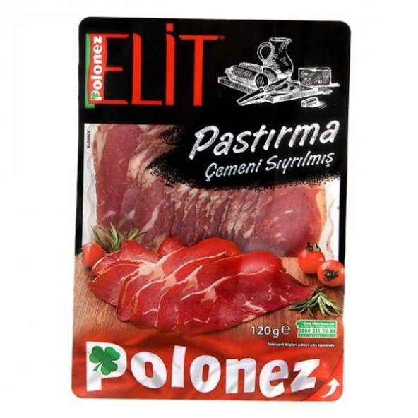 POLONEZ Çemeni Sıyrılmış Pastırma, 110 gr