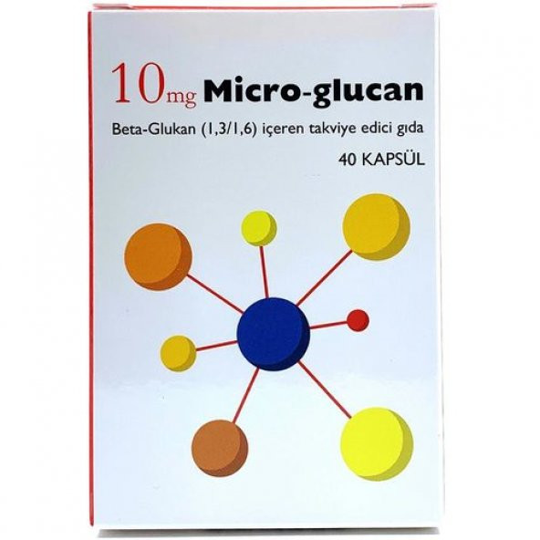 İmuneks Micro-Glucan 10 mg 40 Kapsül
