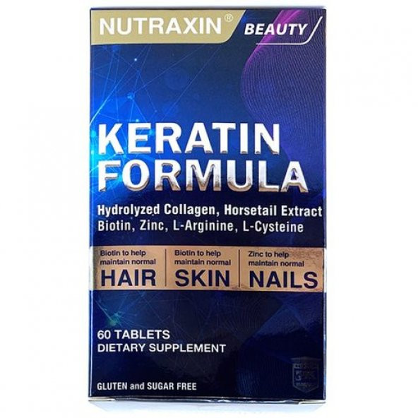Nutraxin Keratin Formula 60 Tablet