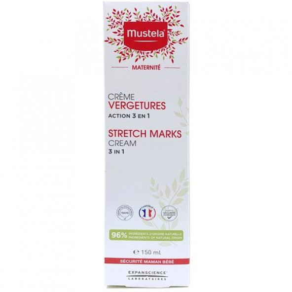 Mustela Stretch Marks Prevention Cream Çatlak Öncesi Krem 150 ml