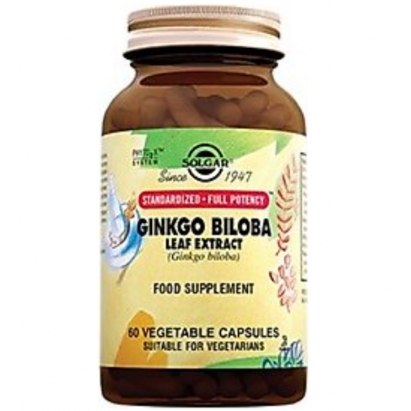 Solgar Ginkgo Biloba Leaf Extract 60 Kapsül