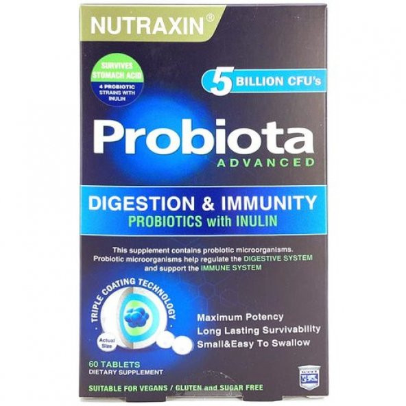 Nutraxin Probiota Advanced 60 Tablet