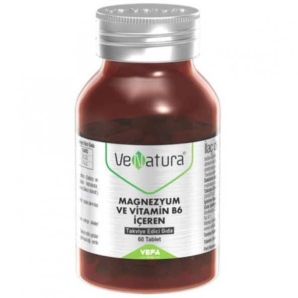 Venatura Magnezyum ve Vitamin B6 60 Tablet