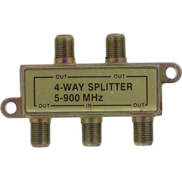 1/4 Splitter 5-900 Mhz Kablolu Yayın İçin