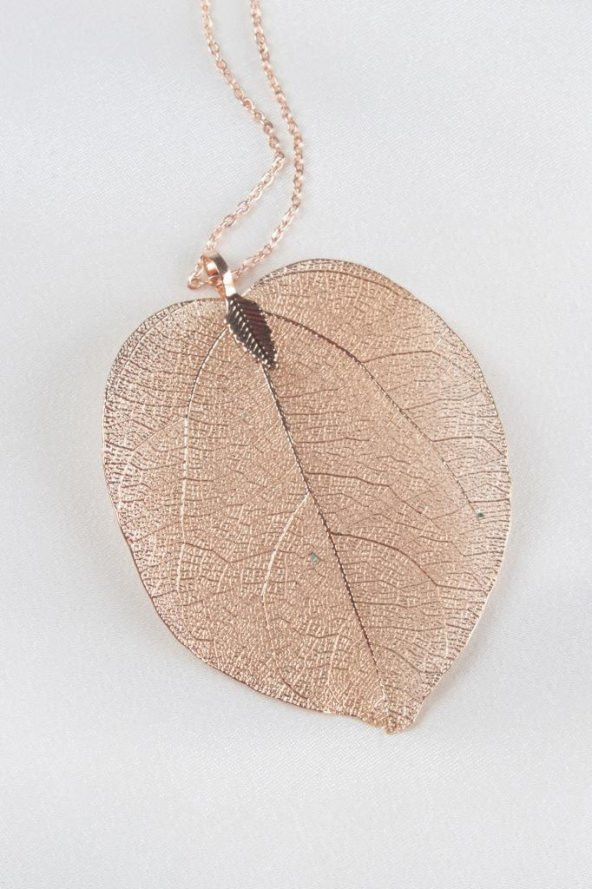 Zariass Kolye Leafy Gold Yaprak