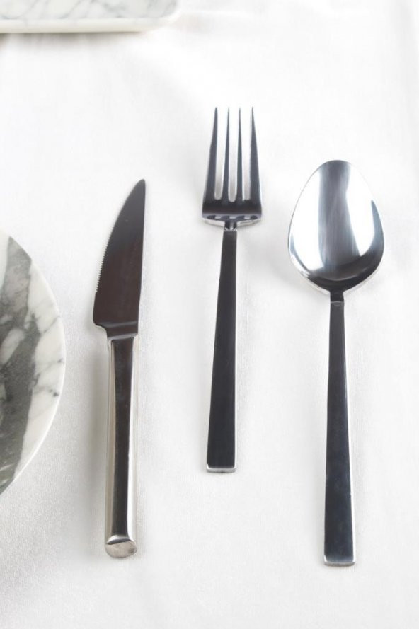 Smeraldo Defne Serisi 36 Parça Çatal Kaşık Seti