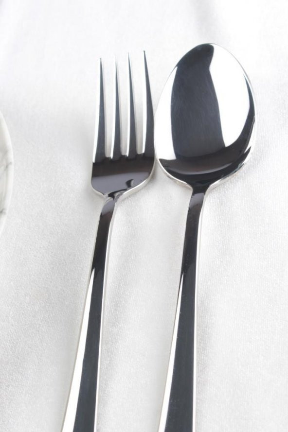 SMERALDO ELİF SERİSİ 60 PARÇA ÇATAL KAŞIK SETİ - 2