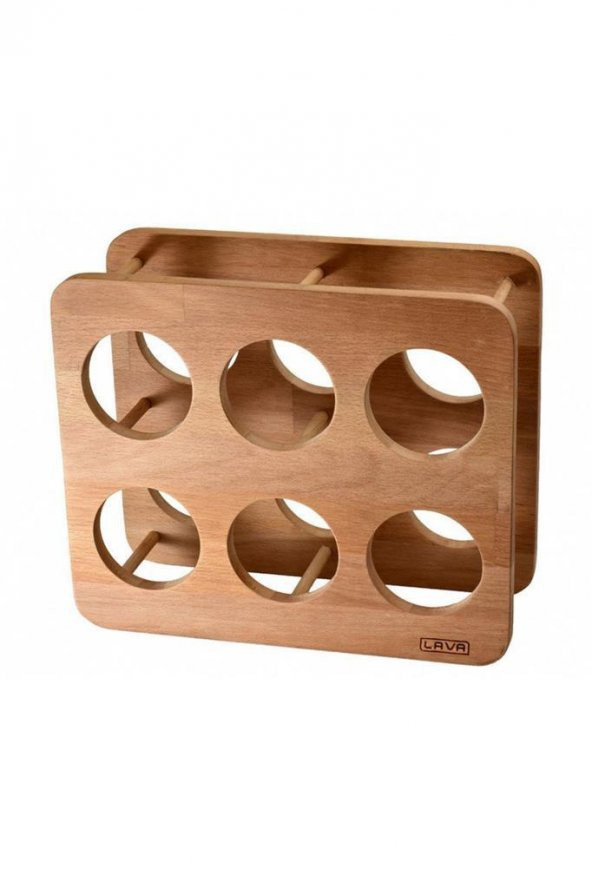 Lava Şişe Standı Dikdörtgen 6 lı