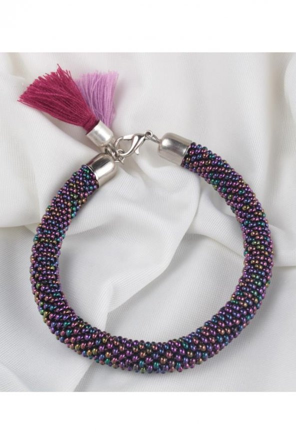 Zariass Miyuki Bileklik Sarmal Mor - 2