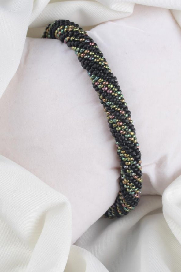 Zariass Miyuki Bileklik Sarmal Yeşil Kahve