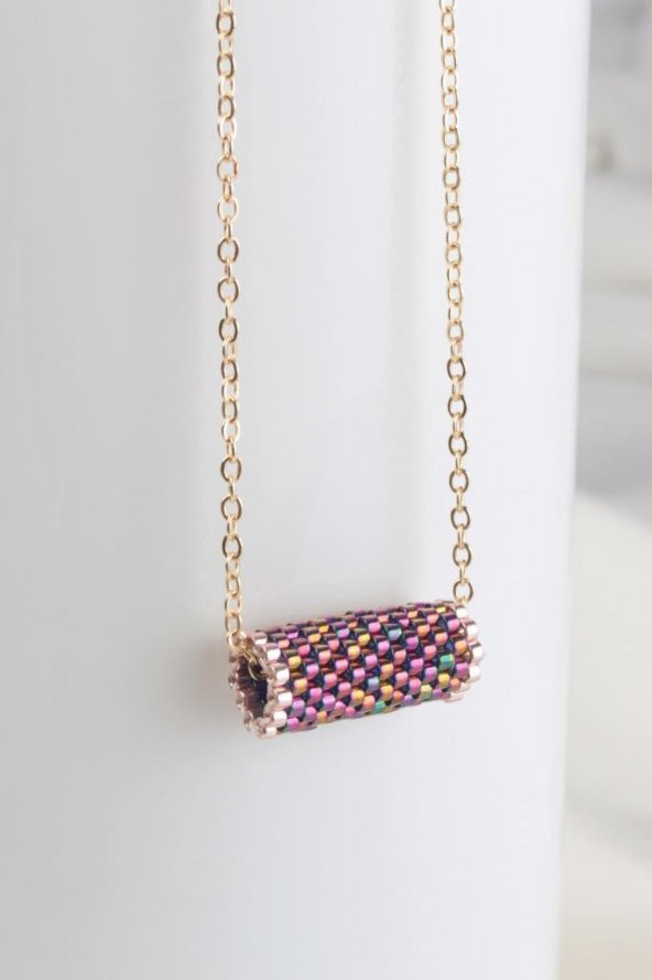 Zariass Miyuki Kolye Roll Pembe