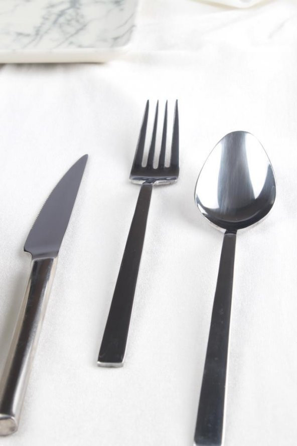 Smeraldo Defne Serisi 72 Parça Çatal Kaşık Seti - 2