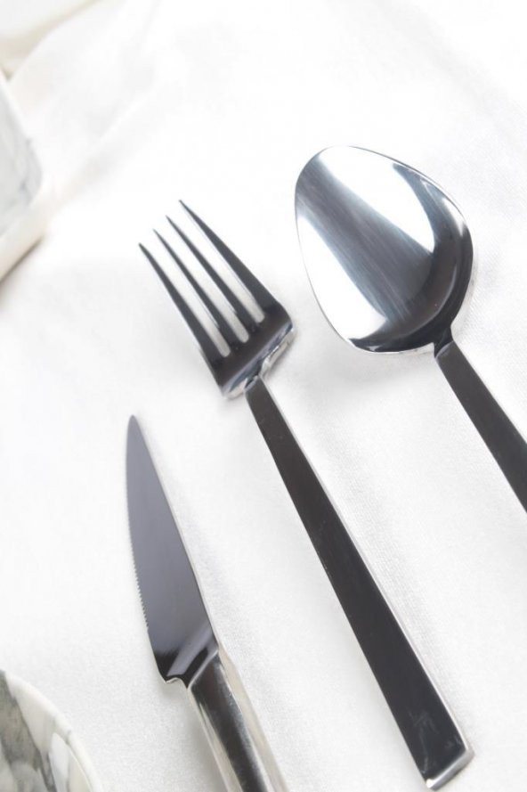 Smeraldo Defne Serisi 72 Parça Çatal Kaşık Seti - 3