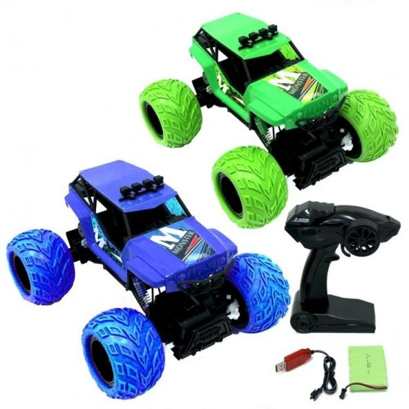 1:10 Uzaktan Kumandalı Monster Jeep - 1