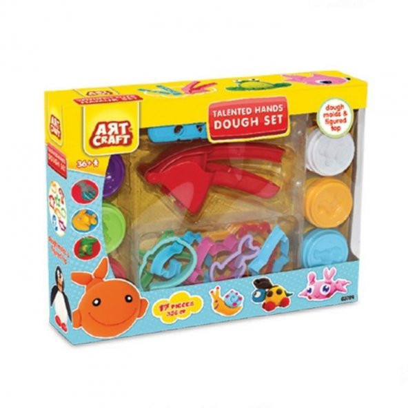 Dede Art Craft Yetenekli Eller Hamur Set 17 Parça 336 Gr - 2