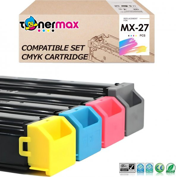 Sharp MX-2700N Muadil Toner / Sharp MX27GT Set Muadil Toner