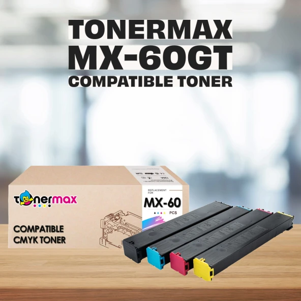 Sharp MX-3070 N Muadil Toner / Sharp MX60GT Set Muadil Toner