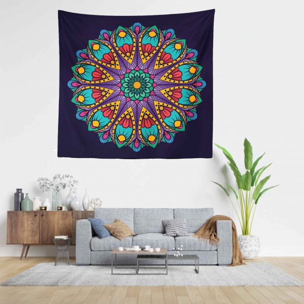 MANDALA DUVAR ÖRTÜSÜ