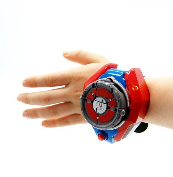 SB803 Spiderman Savaş Başlatıcı Fırlatıcı Saat Oyuncak - 3