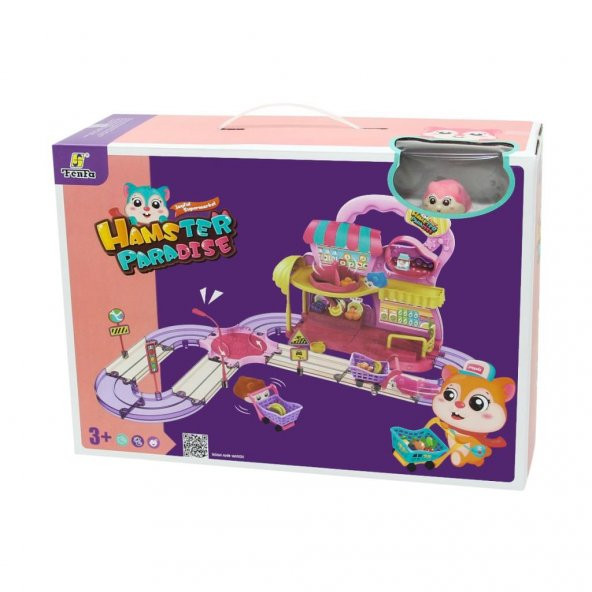 Minik Hamsterım ve Süpermarket Seti Pembe - 2