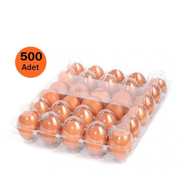 30 lu Plastik Kapaklı Yumurta Viyolü 500 Adet