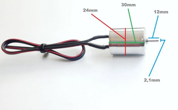 marucci a3 model elektrik üreten dc motor 1-24 volt 10000 rpm - 2