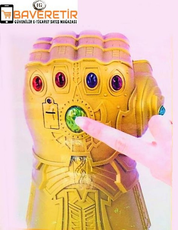 Avengers Thanosun Oyuncak Işıklı Sesli Eldiveni - Sonsuzluk Eldiveni - 5