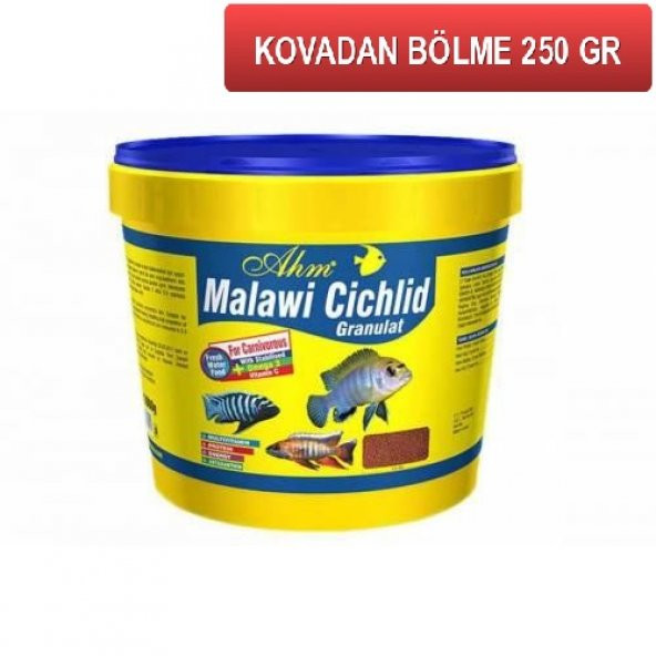 Ahm Malawi Cichlid Granulat (KOVADAN BÖLME) 250 gr