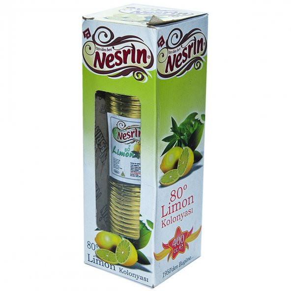 Nesrin Limon Kolonyası Kutulu 80 Derece Pet Şişe 400 ML - 6