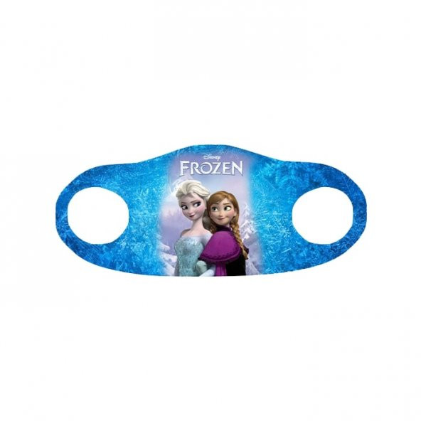 Frozen Baskılı - Çocuk İçin Yıkanabilir Koruyucu Nano Maske  5li