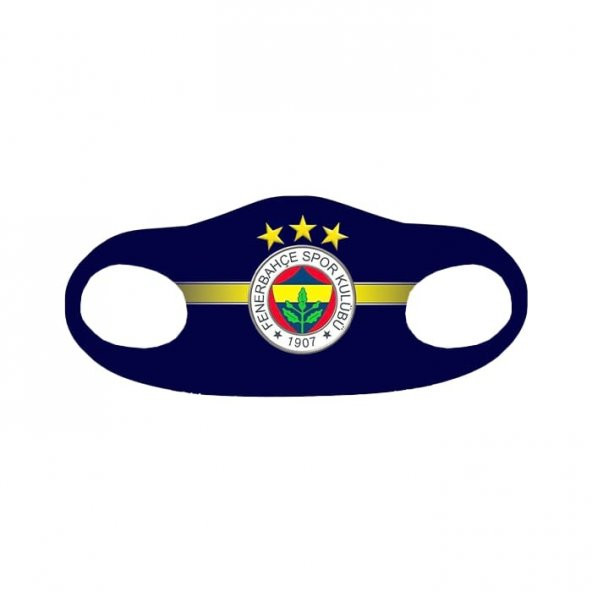 Fenerbahçe Baskılı - Yetişkin İçin Yıkanabilir Koruyucu Nano Maske  5li
