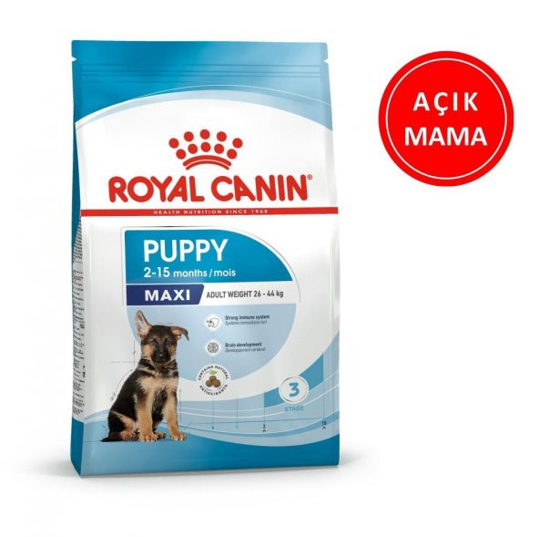 Royal Canin Puppy Maxi Junior Yavru Köpek Maması 1 Kg AÇIK
