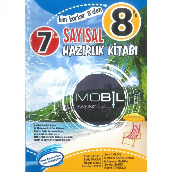 Mobil 7Den 8E Sayısal Hazırlık Kitabı