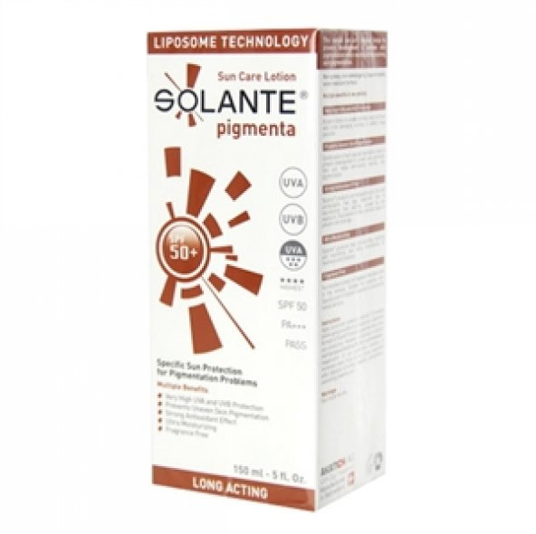Solante Pigmenta 50+ Sun Care Lotion 150 ml