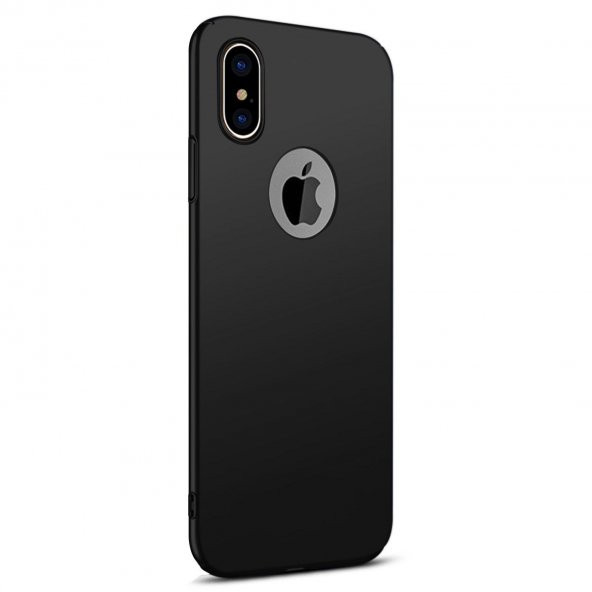 Apple iPhone XS MAX Kılıf Siyah Mat Premium Silim Tasarım - 2