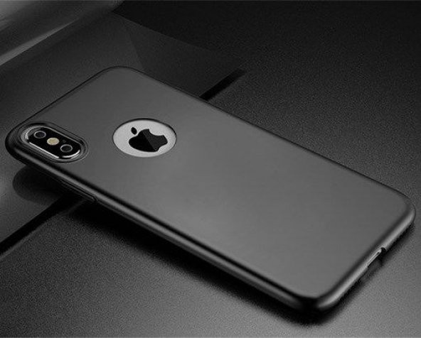 Apple iPhone XS MAX Kılıf Siyah Mat Premium Silim Tasarım - 3