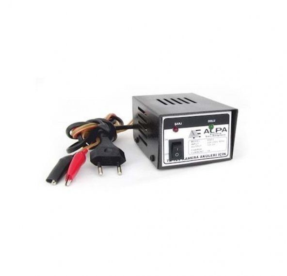 Best Kamera Aküsü Sarj Adaptörü 12V 1A( Sarj Ve Dolu Göstergeli )