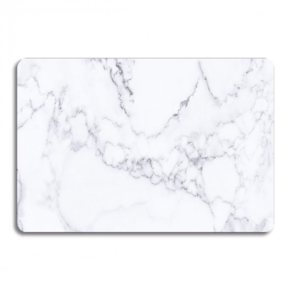 Decovetro Beyaz Mermer Görünümlü | Cam Kesme Tahtası - Kesim Tablası - 3