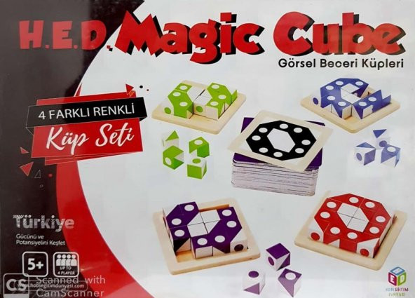Hobi Eğitim Magic Cube Görsel Beceri Küpleri Oyunu Qbitz Hed63