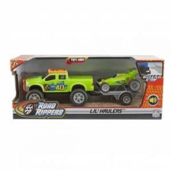 Neco Toys Acil Kurtarma Araçları Çekicili Araç Set Yeşil Sesli ve Işıklı 40550-40553