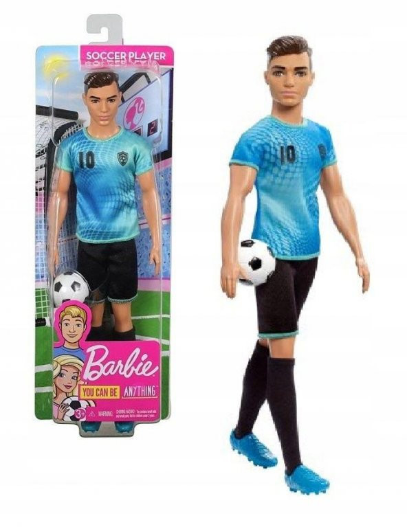 Barbie Ken Kariyer Bebekleri Futbolcu FXP01 - FXP02 Lisanslı