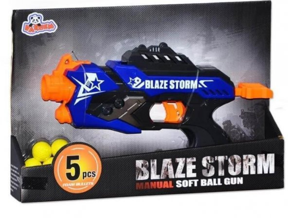 Vardem Blaze Storm Yumuşak Top Mermi Atan Nerf Tabanca ZC7112