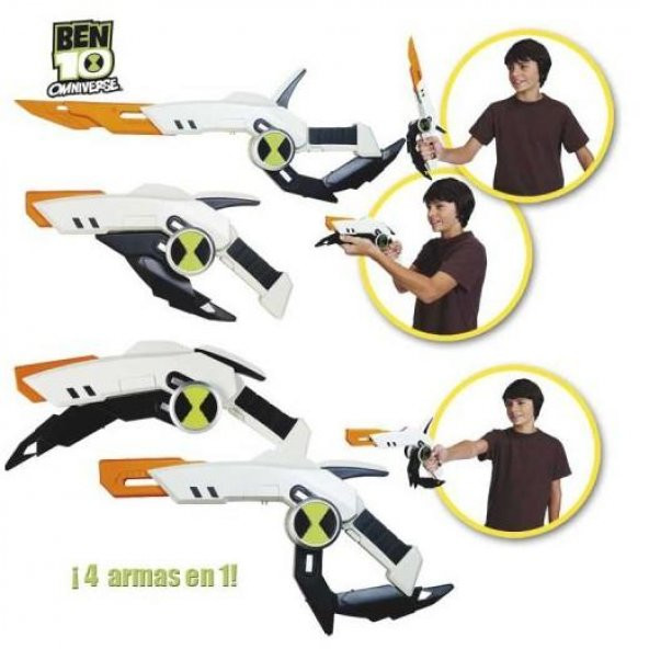 Ben 10 Benten Omniverse Tech Blaster Proto Tool Oyuncak Silah - 4