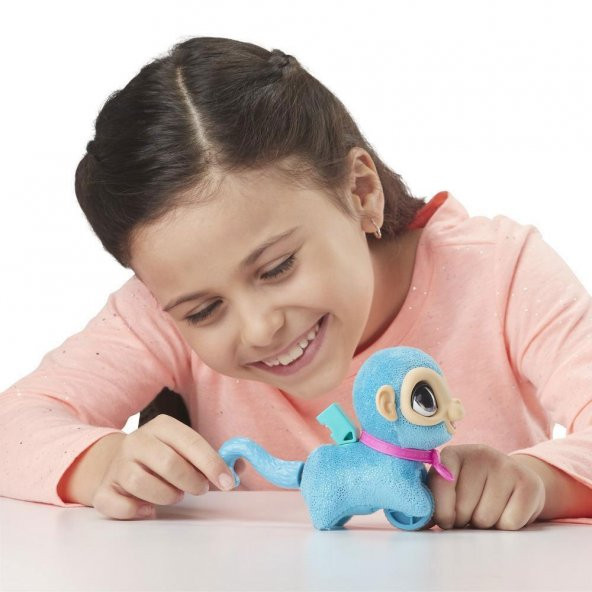 FurReal Yürüyen Minik Dostlarım Lil Wags Monkey E3503-E4777 - 2