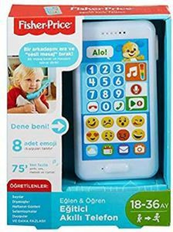 Fisher Price Eğitici Akıllı Telefon FPR25